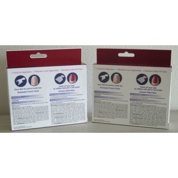 Kiss 63374 KGLK01 Brush-On Gel Nail Kit, 48 Short Length Tips Per Box - Picture 2 of 5